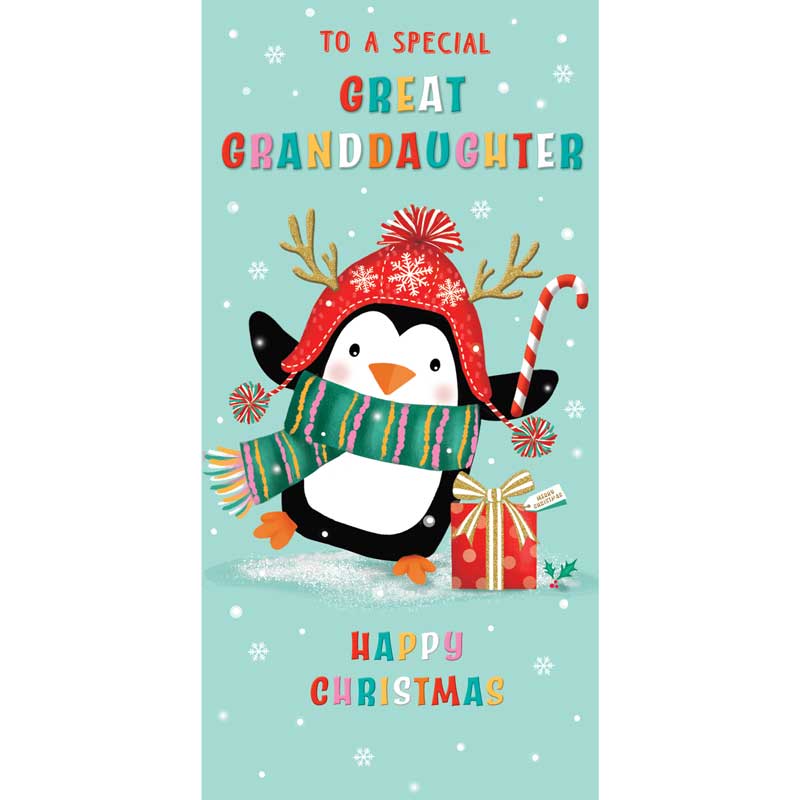 CHRISTMAS SPIRIT GREAT GRANDDAUGHTER MONEY WALLET 10S
