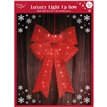RED LIGHT UP LED XMAS BOW