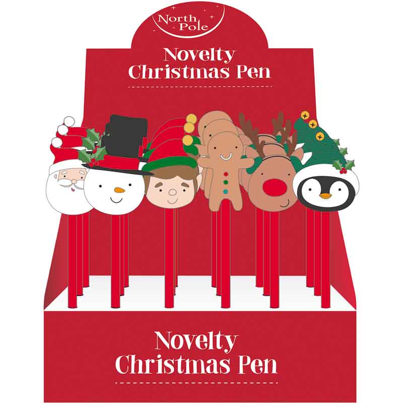 NOVELTY FELT CHARACTER PEN 18S