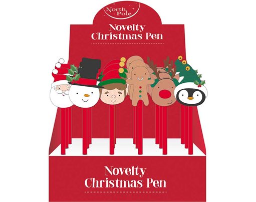 NOVELTY FELT CHARACTER PEN 18S