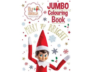 ELF ON THE SHELF JUMBO COLOURING BOOK