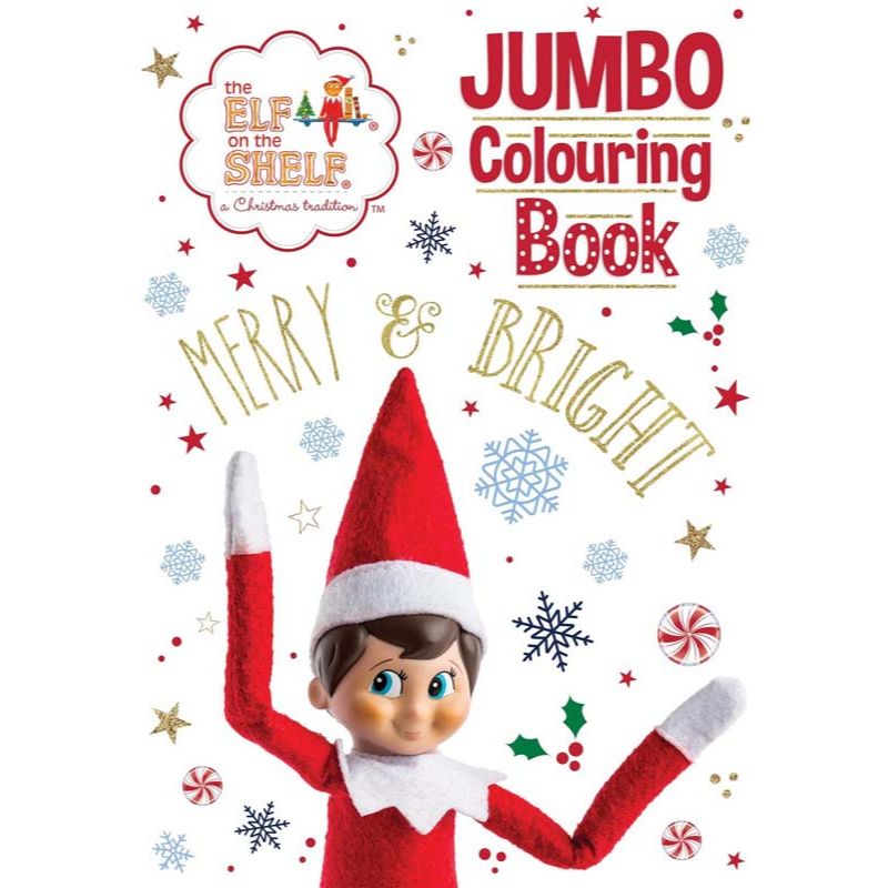 ELF ON THE SHELF JUMBO COLOURING BOOK