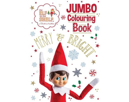 ELF ON THE SHELF JUMBO COLOURING BOOK