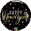 18in NEW YEAR GOLD STARS FOIL BALLOON
