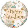 18in CHRISTMAS FLORAL FOIL BALLOON
