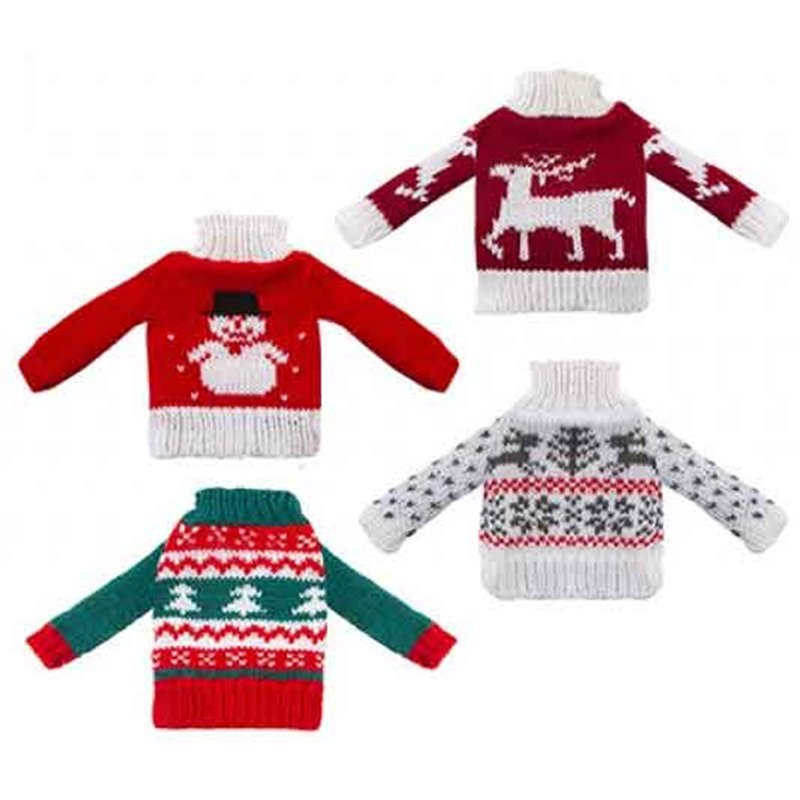 4ASST DELUXE ELF KNITTED SWEATER