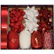 2PC RED BOW AND RIBBON SET 12S