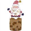 31in ADORABLE SANTA STANDUPS AIR FILL FOIL BALLOON