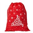 60x48cm MERRY CHRISTMAS FELT SACK 10S