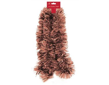 2m COPPER CHUNKY TINSEL