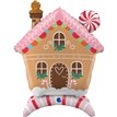 40in GINGERBREAD HOUSE STANDUPS AIR FILL FOIL BALLOON