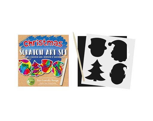 CHRISTMAS MINI MAGIC COLOUR SCRATCH SET 108S