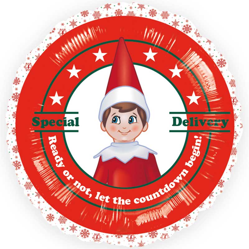18in ELF ON THE SHELF FOIL BALLOON