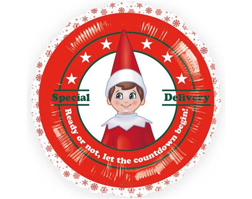 18in ELF ON THE SHELF FOIL BALLOON