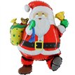 26in CUTE WALKING SANTA FOIL BALLOON
