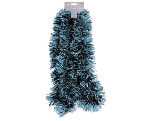 2m PALE BLUE CHUNKY TINSEL