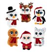 10cm 6ASST MINI MOTSU CHRISTMAS SOFT TOY