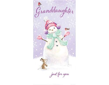 GRANDDAUGHTER CHRISTMAS MONEY WALLET 10S