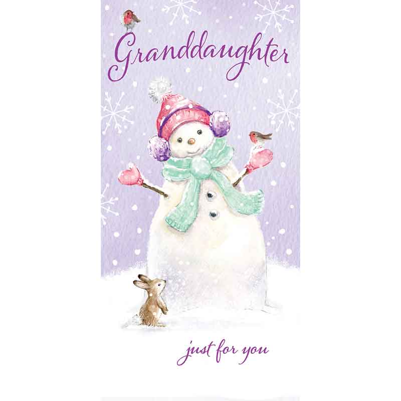 GRANDDAUGHTER CHRISTMAS MONEY WALLET 10S