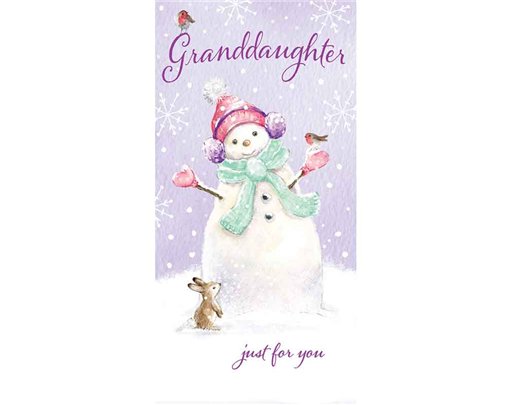 GRANDDAUGHTER CHRISTMAS MONEY WALLET 10S