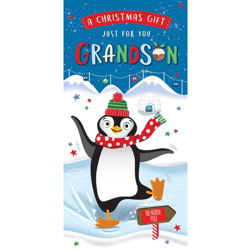 GRANDSON CHRISTMAS MONEY WALLET 10S