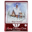 12PK WINTER HOME ACETATE BOXED CARDS 24S