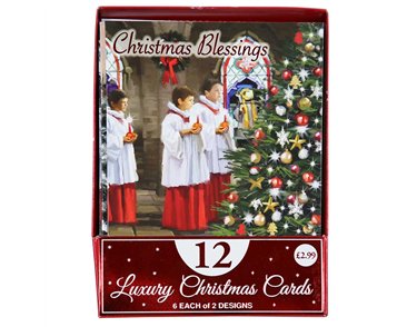 12PK CHOIR SCENE ACETATE BOXED CARDS 24S