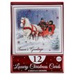 12PK CARRIAGE AND HORSE ACETATE BOXED CARDS 24S
