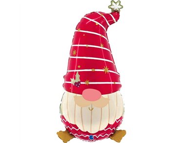 32in CHRISTMAS GNOME FOIL BALLOON