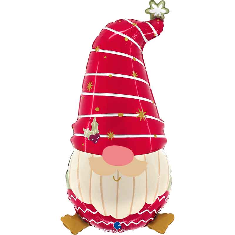 32in CHRISTMAS GNOME FOIL BALLOON