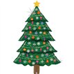 83in SPECIAL DELIVERY CHRISTMAS TREE FOIL BALLOON