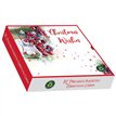 12PK FESTIVE FIRESIDE SQUARE PREMIUM BOXED CARDS