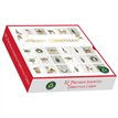 12PK CHRISTMAS ADVENT SQUARE PREMIUM BOXED CARDS
