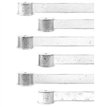 6ASST SILVER WIRED CHRISTMAS RIBBON 18S