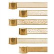6ASST GOLD WIRED CHRISTMAS RIBBON 18S