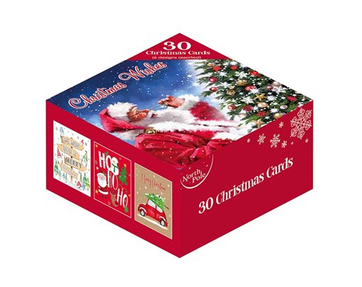 30PK BOXED CHRISTMAS CARDS