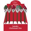 NOVLETY CHRISTMAS GONK BEARD PEN 18S