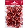 16PK RED METALLIC BOWS 12S
