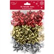 16PK ASST TRADITIONAL METALLIC BOWS 12S