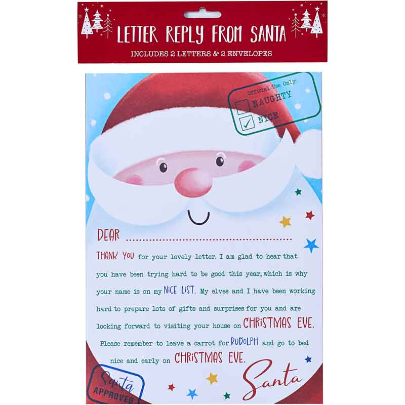 CHILDRENS REPLY FROM SANTA 12S