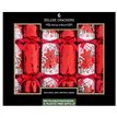 6PK 13.5in DELUXE POINSETTIA CRACKERS