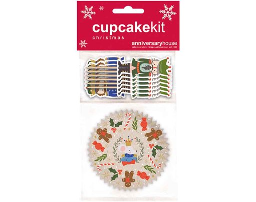 28PC NUTCRACKER CUPCAKE KIT