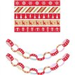 100PC SELF ADHESIVE CHRISTMAS PAPER CHAIN 24S