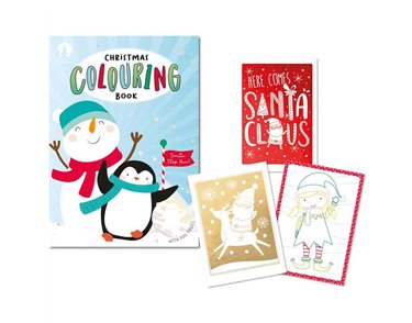 CHRISTMAS COLOURING BOOK 12S