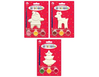 CHRISTMAS PAINT YOUR OWN DECORATION SET