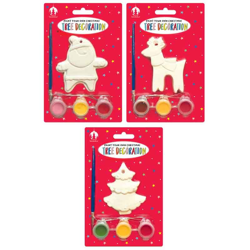 CHRISTMAS PAINT YOUR OWN DECORATION SET