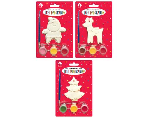 CHRISTMAS PAINT YOUR OWN DECORATION SET