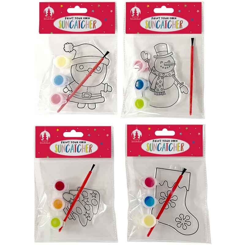 CHRISTMAS PAINT YOUR OWN SUNCATCHER