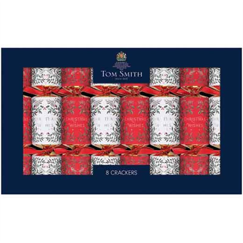 8PK 14in TRADITIONAL DELUXE CRACKERS