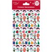 100PC CHRISTMAS FOAM STICKERS 12S